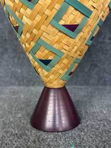 Sculptural Basket "Square Tarns" by John L. Skau