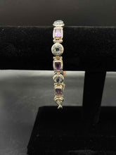 Load image into Gallery viewer, Sterling Silver Multi-Color Bracelet