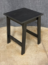Load image into Gallery viewer, Black Square End Table