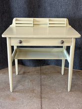Load image into Gallery viewer, Vintage Painted Writing Desk with Organizer Shelf