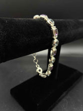 Load image into Gallery viewer, Sterling Silver Multi-Color Bracelet