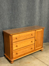 Load image into Gallery viewer, Maple 3-Drawer Dresser with Cabinet Door