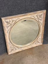 Load image into Gallery viewer, 30" Square Decorative Framed Cream Beveld Mirror