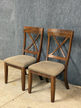 Load image into Gallery viewer, Ashley Furniture X-Back Dining Chairs (Pair)