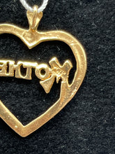 Load image into Gallery viewer, Gold Heart Shape Pendant