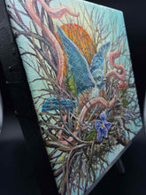Load image into Gallery viewer, Canvas Bird Multi-Color Canvas