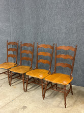 Load image into Gallery viewer, Set of 4 Made In Canada Two-Tone Dining Chairs