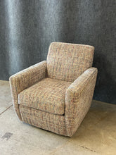 Load image into Gallery viewer, Jonathan Louis Textured Fabric Swivel Chair