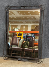 Load image into Gallery viewer, Black Metal Framed Mirror