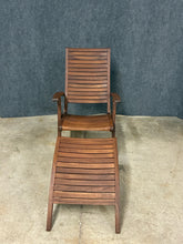 Load image into Gallery viewer, Jensen Leisure Adjustable Reclining Patio Chair with Footrest