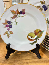 Load image into Gallery viewer, Royal Worcester Evesham Gold Trim Fruit Porcelain White Dinnerware set