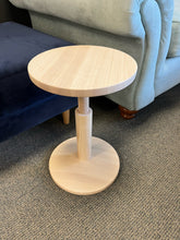 Load image into Gallery viewer, *NEW* All Wood Bobbin Adjustable Side Table/Stool