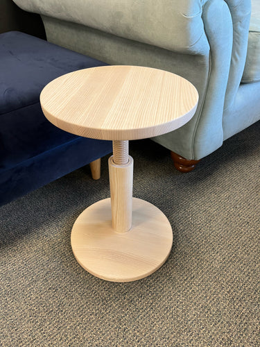 *NEW* All Wood Bobbin Adjustable Side Table/Stool