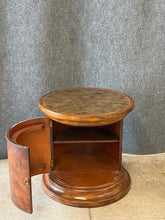 Load image into Gallery viewer, Barrel Form Accent Table with Storage