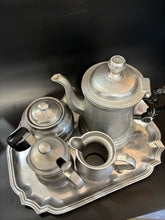 Load image into Gallery viewer, Wilton Pewter 8 Piece Vintage Tea/Coffee Set