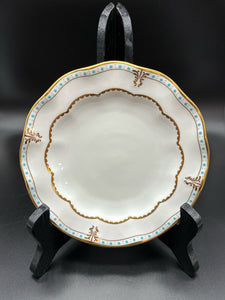 Royal Crown Derby Gold Trim 5 Piece Dinnerware set