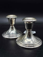 Load image into Gallery viewer, 2 Piece Gorham Sterling Silver Candle/Candleholder