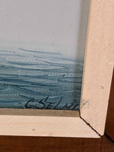 Load image into Gallery viewer, Coastal Blue 1 Piece Framed Art