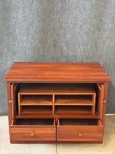 Load image into Gallery viewer, Brown Street Furniture Solid Cherry Media Console Cabinet