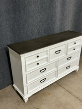 Load image into Gallery viewer, Cottage Style Distressed White Dresser