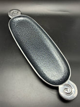 Load image into Gallery viewer, Charcoal Aluminum 1 Piece Oval Platter/Tray