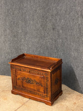 Load image into Gallery viewer, Floral Carved Shoe Storage Cabinet