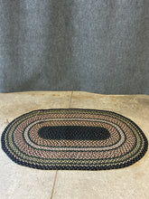 Load image into Gallery viewer, Oval Multicolored Braided Rug