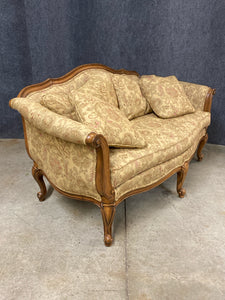 Ethan Allen Evette Upholstered Settee