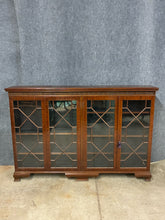 Load image into Gallery viewer, English Mahogany Four-Door Library Bookcase