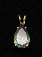 Load image into Gallery viewer, 1 Piece Gold Pear Shape Topaz Pendant