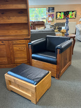 Load image into Gallery viewer, This End Up Chair + Ottoman