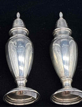 Load image into Gallery viewer, 2 Piece Sterling Silver Vintage Salt + Pepper shakers
