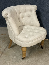 Load image into Gallery viewer, Restoration Hardware Tufted Club Chair