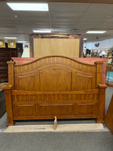 Load image into Gallery viewer, Mission-Style King Panel Bed Frame