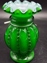 Load image into Gallery viewer, Emerald Fenton Glass Vintage Vase