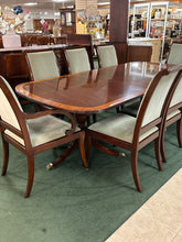 Load image into Gallery viewer, Henkel Harris Banded Mahogany Dining Set
