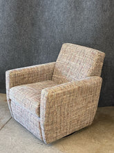 Load image into Gallery viewer, Jonathan Louis Textured Fabric Swivel Chair