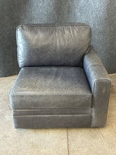 Load image into Gallery viewer, Pottery Barn Modular Leather Right Arm Chair