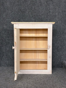 Hand-Painted Pine Wall Cabinet by Sheri Coco (1992)