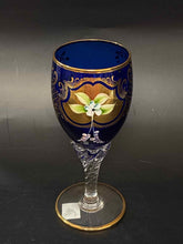 Load image into Gallery viewer, 10 Piece Glass Cobalt Beverage Set