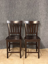 Load image into Gallery viewer, Pair of Rustic Counter Height Stools