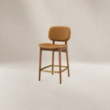 Load image into Gallery viewer, *NEW-OPEN BOX* PAIR Castlery Kelsey Leather Counter Stool