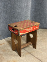 Load image into Gallery viewer, Vintage Coca-Cola Crate Storage Side Table