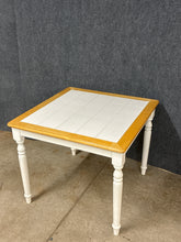 Load image into Gallery viewer, White Tile Top Dining Table