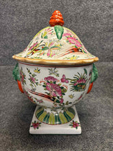 Load image into Gallery viewer, Porcelain Asian Floral White Misc.