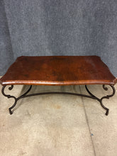 Load image into Gallery viewer, Hammered Copper Coffee Table