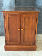 Load image into Gallery viewer, Ethan Allen American Impressions Cherry Credenza/Storage Cabinet With Glass Top