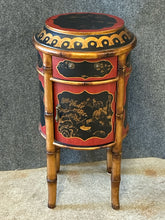 Load image into Gallery viewer, Chinese Chinoiserie-style Drum-Form Cabinet/End Table