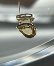 Load image into Gallery viewer, Gold Opal Earrings