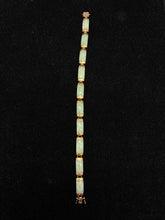 Load image into Gallery viewer, Gold Jade Bracelet